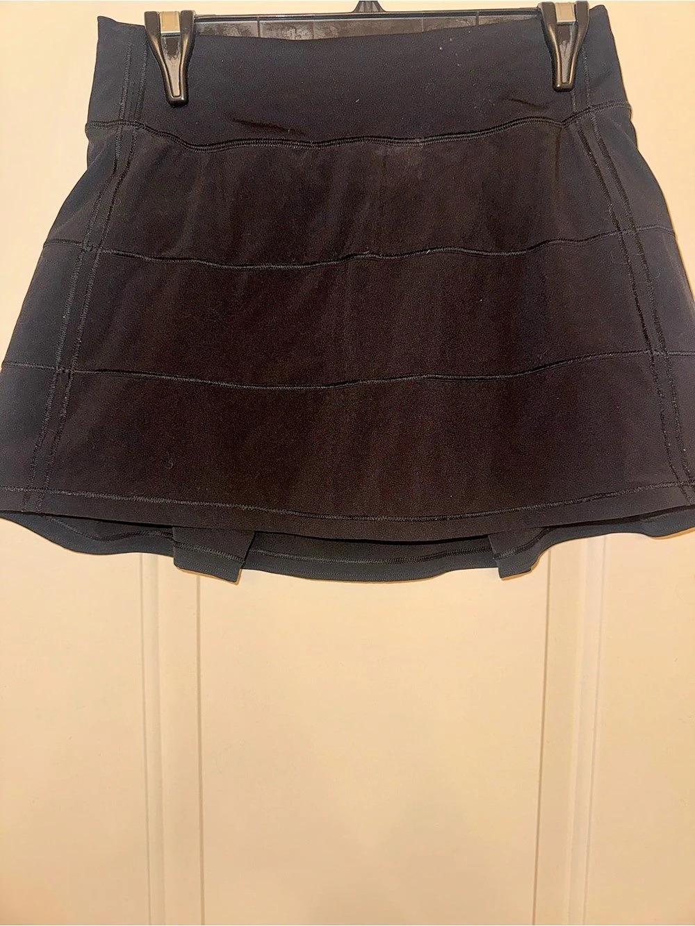 Lululemon Pace Rival Skirt Black Mini Skirt Like New